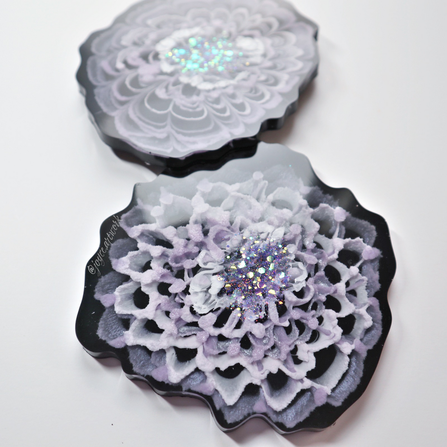 Lilac Flower Coasters