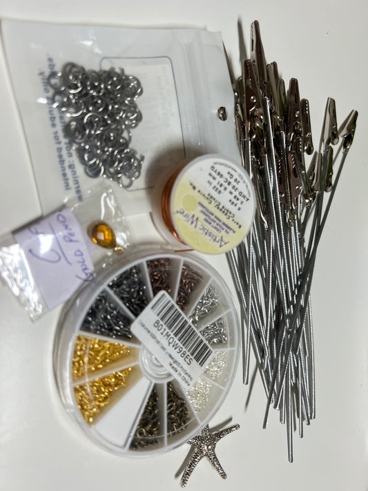 Jewelry kit and alligator/roach clips