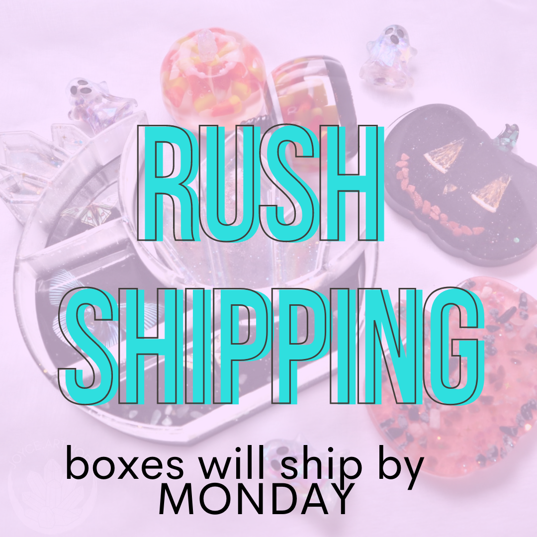 Rush Shipping- boxes shipped by Monday
